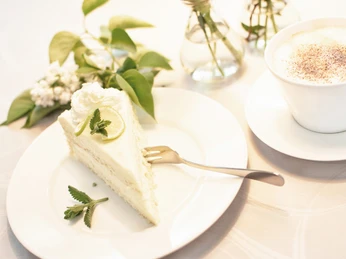 Gedeckter Tisch im Kulturcafé Steinhorst