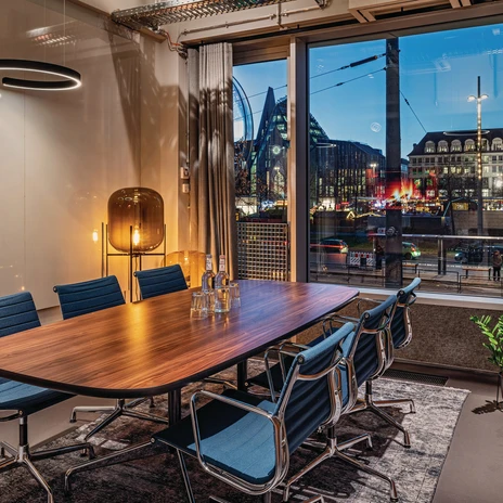 Tagungsraum Fireside Room in der Eventlocation Design Offices | Leipzig Convention Bureau