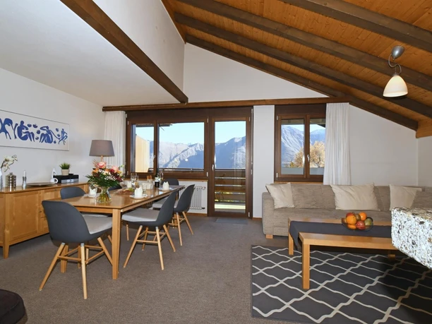 Ferienwohnung Alpenhaus Nr. 48 - Wohnzimmer