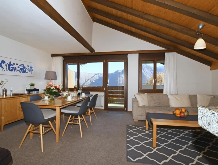 Ferienwohnung Alpenhaus Nr. 48 - Wohnzimmer