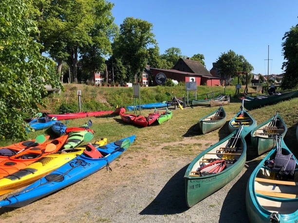 Kanuverleih an der Wümme Kanuverleih Kanuscheunee in Lilienthal an der Wümme