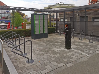 Fahrradparkplatz Berndorfer Tor
