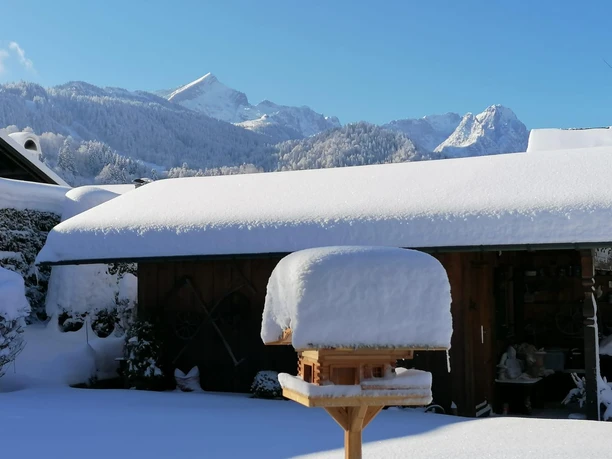 Alpspitze v. der Terrasse