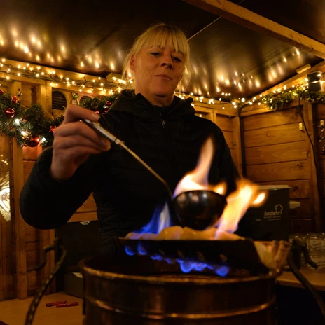 Delitzsch Weihnachtsmarkt Feuerzangenbowle