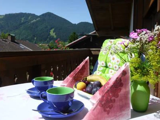 Bergblick vom Balkon