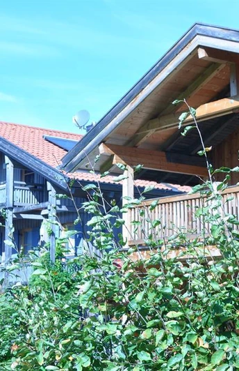 Ansicht der Ferienhäuser