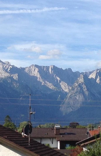 Weitsicht Süd Balkon - Werdenfelser Berge