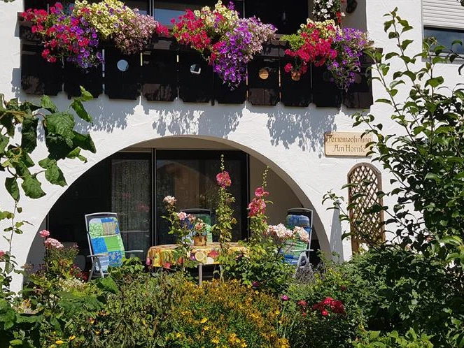 Sicht auf die Terrasse