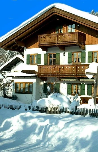 Unser Haus im Winter