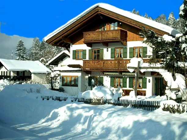 Unser Haus im Winter