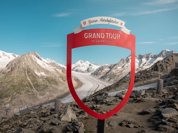 View Point Eggishorn in der Aletsch Arena