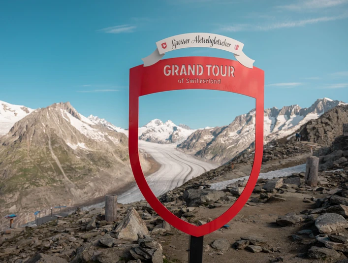 View Point Eggishorn in der Aletsch Arena