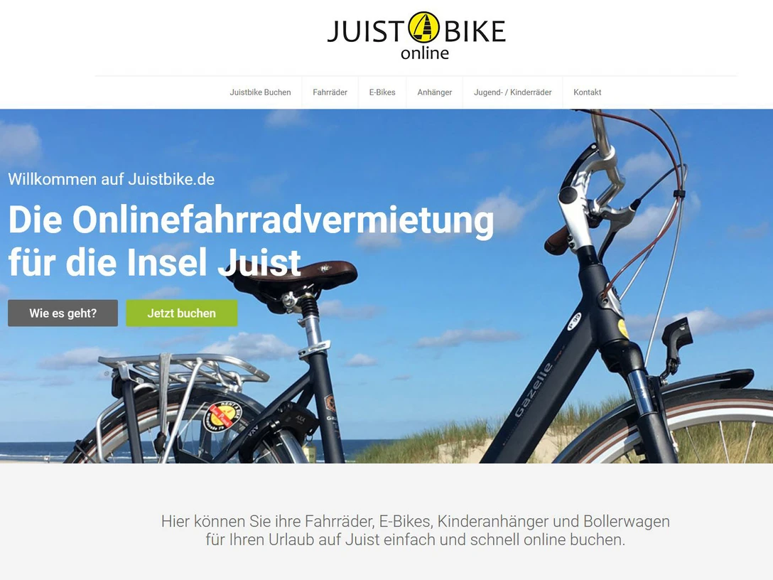 JuistBike.de Die Online-Fahrradvermietung JuistBike.de