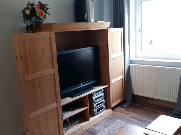 Ferienwohnung Pauls Celle Wohnzimmer Fernseher Ferienwohnung Pauls Celle Wohnzimmer Fernseher