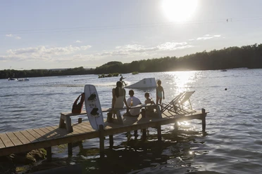 Wassersport am Badesee Gürzenich, Düren