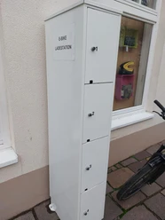 E-Bike Ladestation bei Tourist Infopunkt Neuerburg