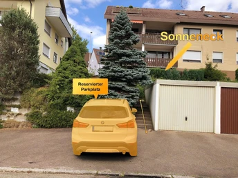 Hausansicht und Parkmöglichkeit