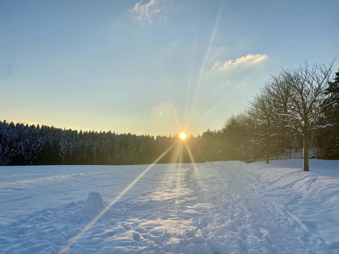 Sonnenuntergang Winter 2021