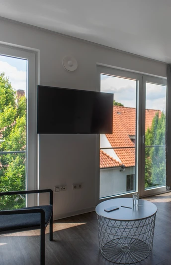 Blick auf Sitzecke Gemütliche Sitzecke im Appartement Villa Monti