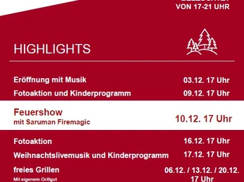 Weihnachtsgarten in Niederaula