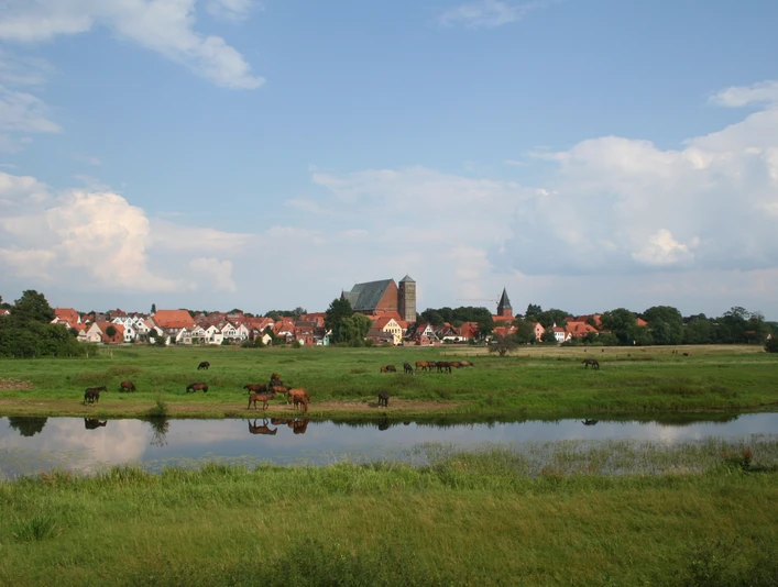 Ein Blick auf die Reiterstadt Verden