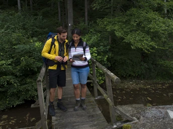 Wanderer auf dem AU1 Wanderer auf dem AU1