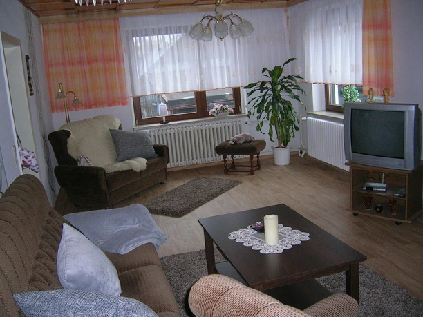 Wohnzimmer Sitzecke mit TV