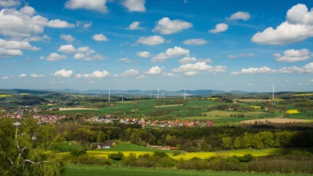 Ausblick von der Hohen Asch am Hansaweg Ausblick von der Hohen Asch am Hansaweg