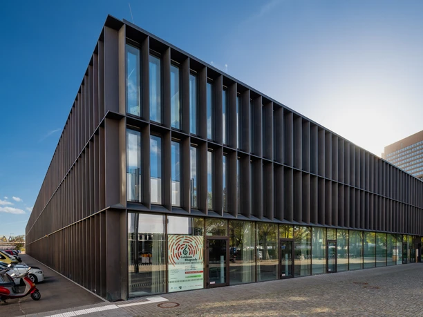 Historical Archive of the City of Cologne with Rhenish Image Archive Modern archive building with glass façade