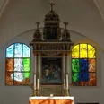 Glasmosaikker i Skt. Marie Kirke