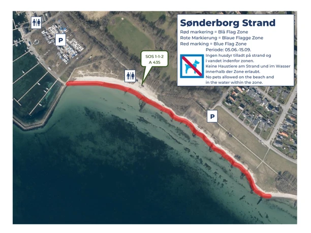 Blå Flag Zone Sønderborg Strand