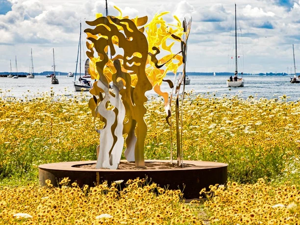 Synergi-i-gult-blomsterhav-med-skibe-på-vandet