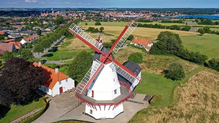 Dybbøl-Mølle-dronefoto