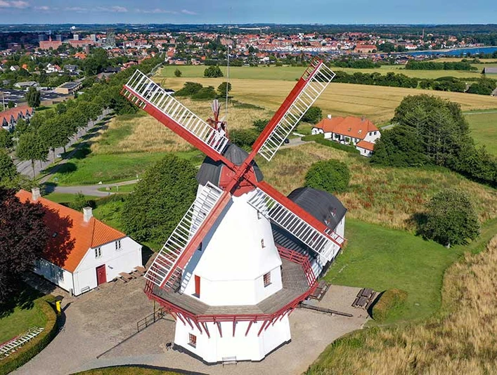 Dybbøl-Mølle-dronefoto