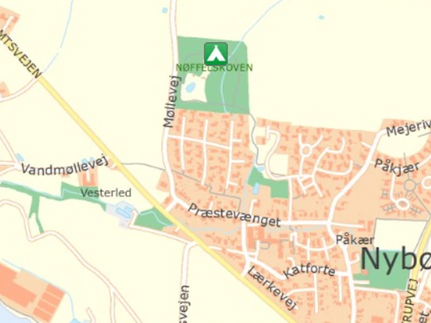 Nøffelskov-shelter-kort