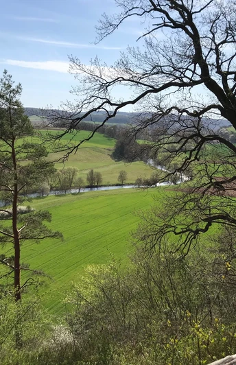 Ausblick auf die Diemel