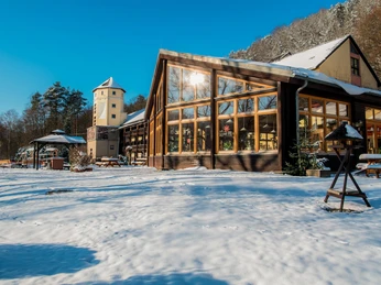 Das Aktivhotel Stock & Stein im Winterkleid