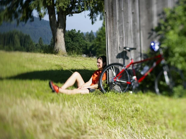 Radlpause im Ammertal