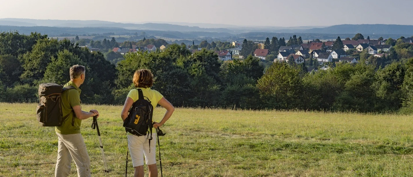 Aussicht von Scheideck auf Weiskirchen