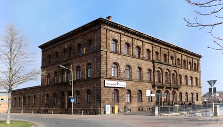 Das Bild zeigt die Oberpostdirektion