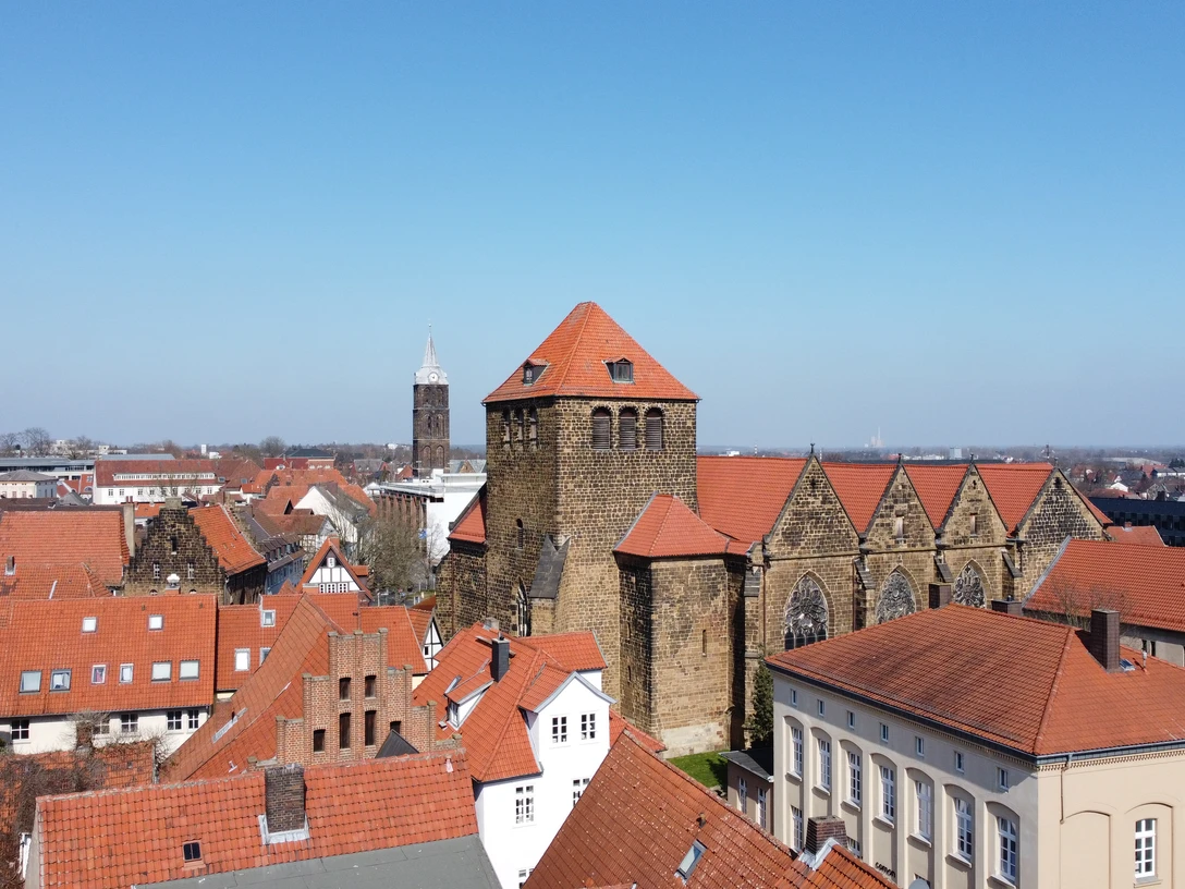Das Bild zeigt die Martinikirche in Minden.