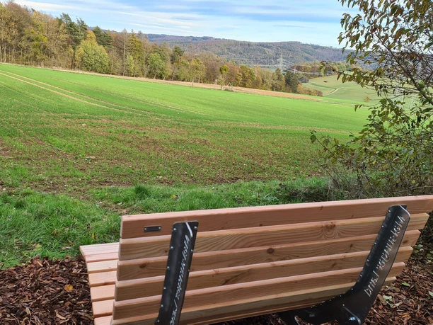 Waldsofa am Kunstwerk "M" am B7/B8