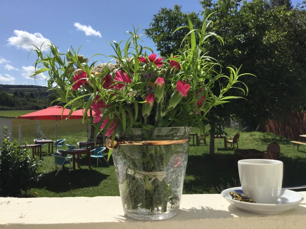 Terrasse des Cafés Fräulein Ida