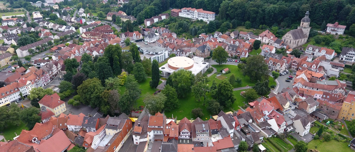Bad Sooden-Allendorf von oben Bad Sooden-Allendorf von oben