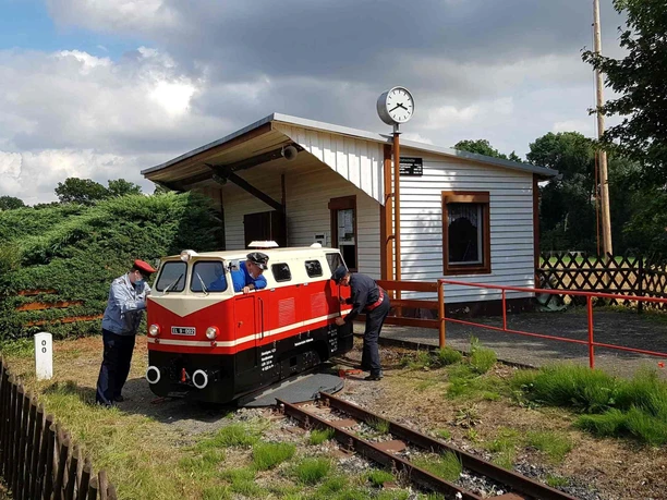 Parkeisenbahn Vatterode - Drehscheibe Parkeisenbahn Vatterode - Drehscheibe