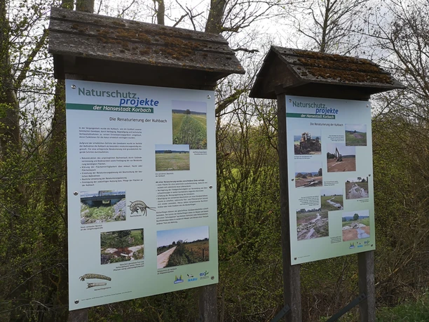 Tafel Kuhbach Naturschutzprojekte