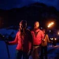 Begleitete Fackelwanderung zum zünftigen Hüttenabend