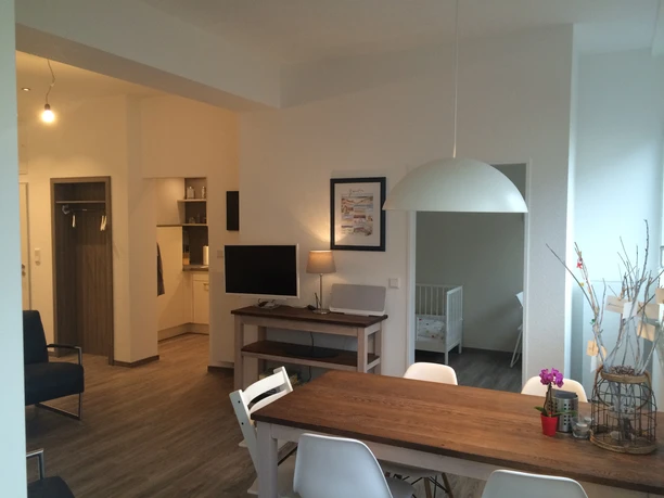 Wohnzimmer FeWo Sanddorn