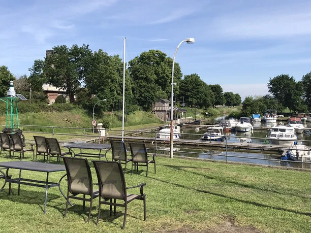 Blick auf den Hafen