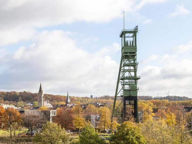 Blick in Richtung Innenstadt vom ERIN-Turm, ©Stadtmarketing Castrop-Rauxel